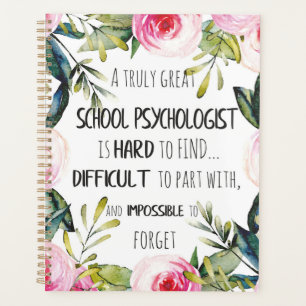 School Psychologist Office decor Appreciation Gift Planner