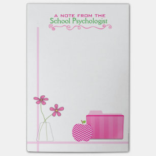 School Psychologist's Large Modern Post-its Post-it Notes