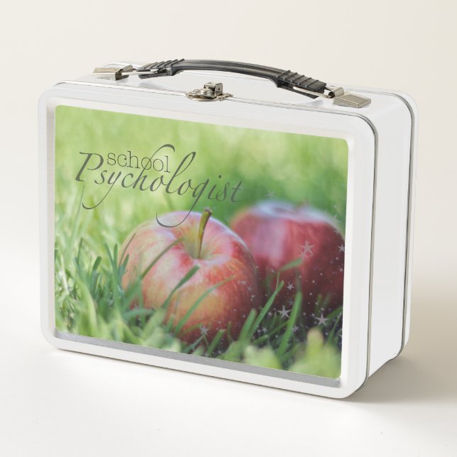 School Psychologist's Metal Lunch Box (Front)