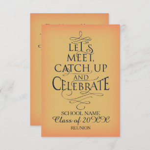 School Reunion Design Invitation
