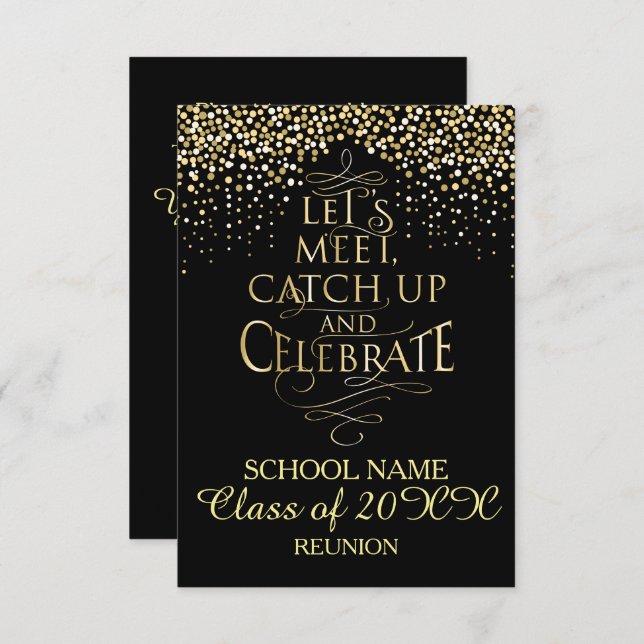 School Reunion Design Invitation (Front/Back)