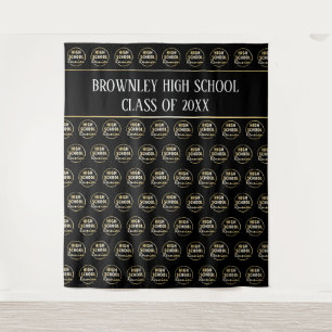 School Reunion Photobooth backdrop Tapestry