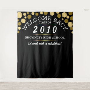 School Reunion Photobooth backdrop Tapestry