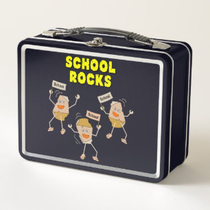 School Rocks Metal Lunch Box