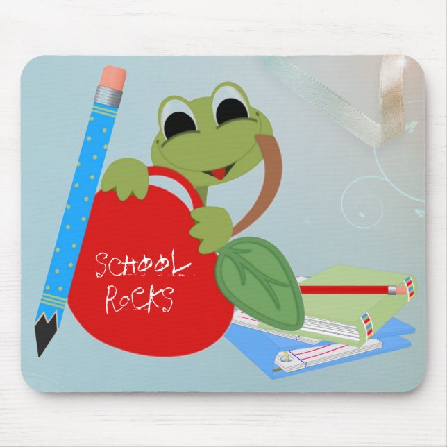School Rocks Mouse Pad (Front)