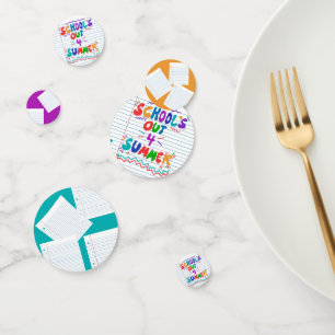 School’s Out for Summer Table Confetti