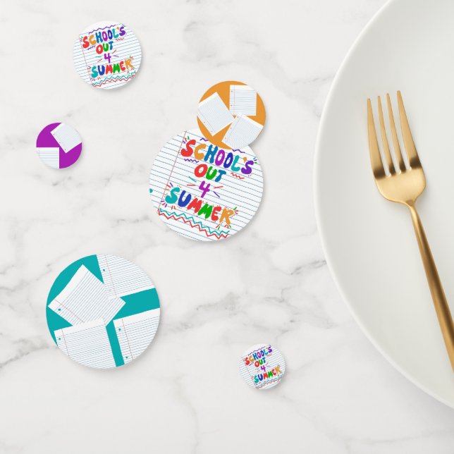 School’s Out for Summer Table Confetti (Group)