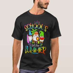 School s Out For Summer With My Gnomies Tie Dye Sc T-Shirt