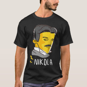 School Scientist Nikola Graphic & Cool Designs Rag T-Shirt