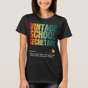 School Secretary Appreciation Week Back to School T-Shirt