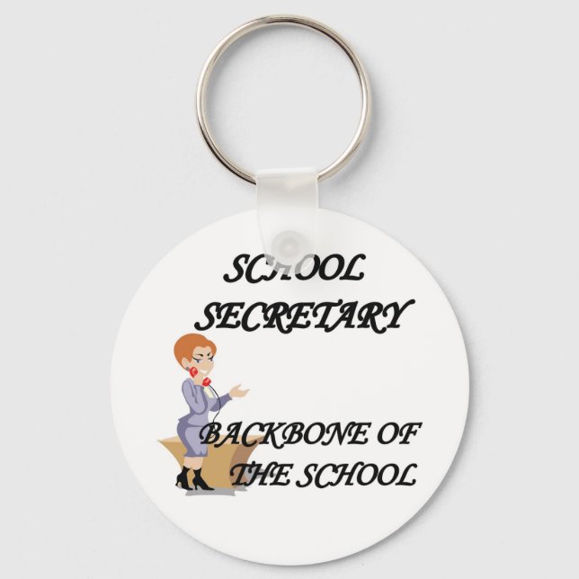SCHOOL SECRETARY KEY RING (Front)
