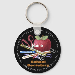 School Secretary keychain