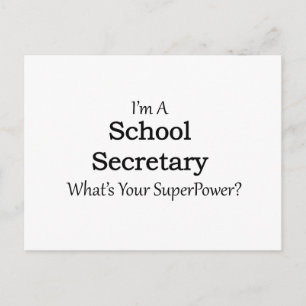 School Secretary Postcard