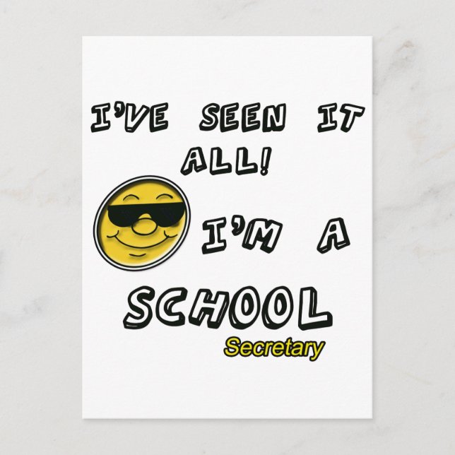 School Secretary Postcard (Front)
