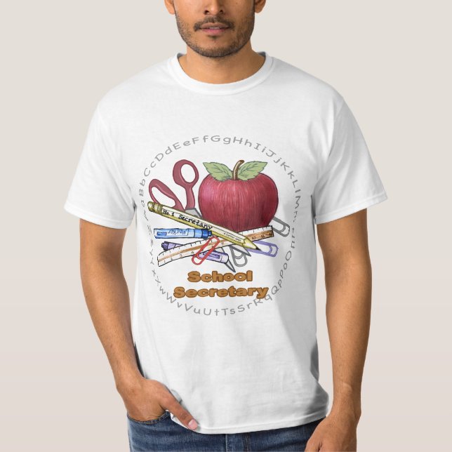 School Secretary T-Shirt (Front)
