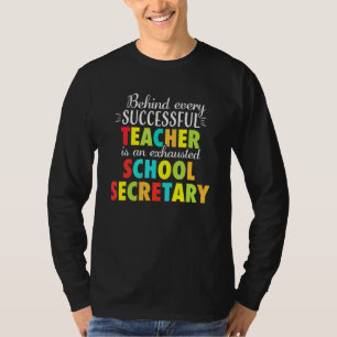 School Secretary Women Appreciation Office Clerk T-Shirt