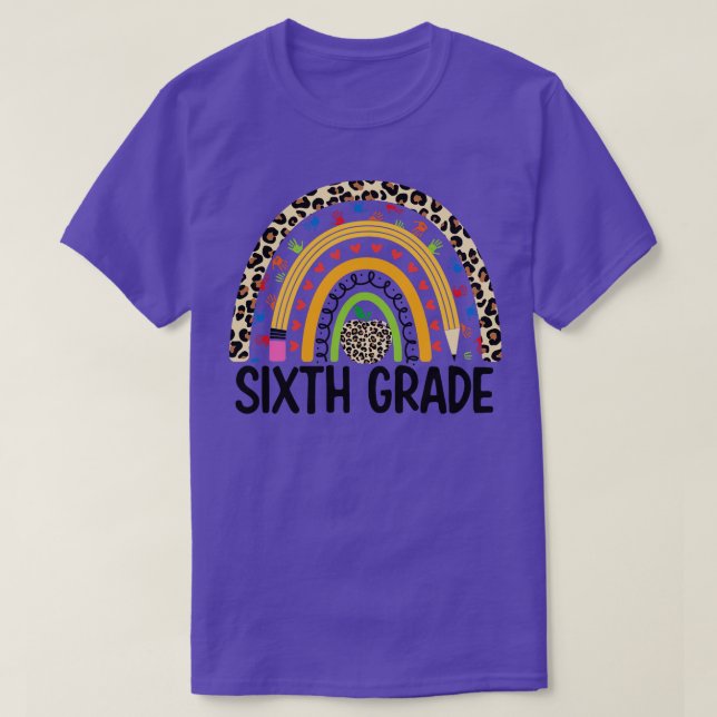 school sixth grade student T-Shirt (Design Front)