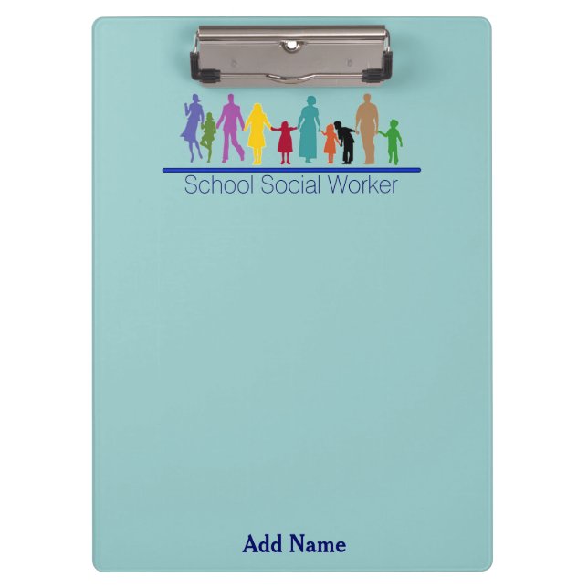 School Social Worker Clip Board (Front)