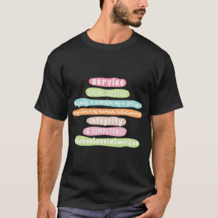 School Social Worker Facts School Social Workers T-Shirt