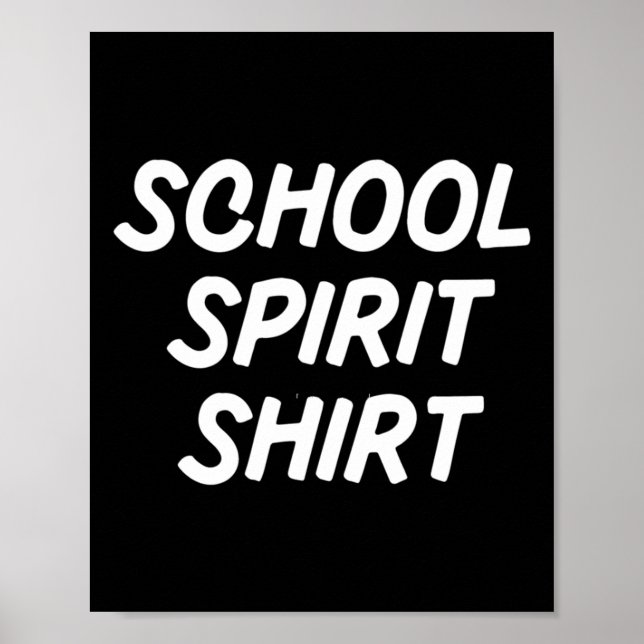 School Spiri  Poster (Front)