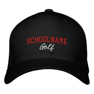 School Spirit Golf - Embroidered Hat - PERSONALIZE