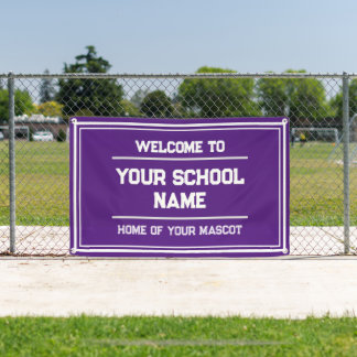 School Sports Banner for Gym or Event -  Outdoor