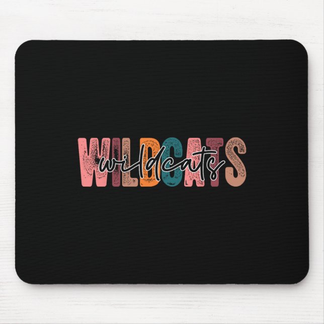 School Sports Fan Team Spirit  Mouse Pad (Front)