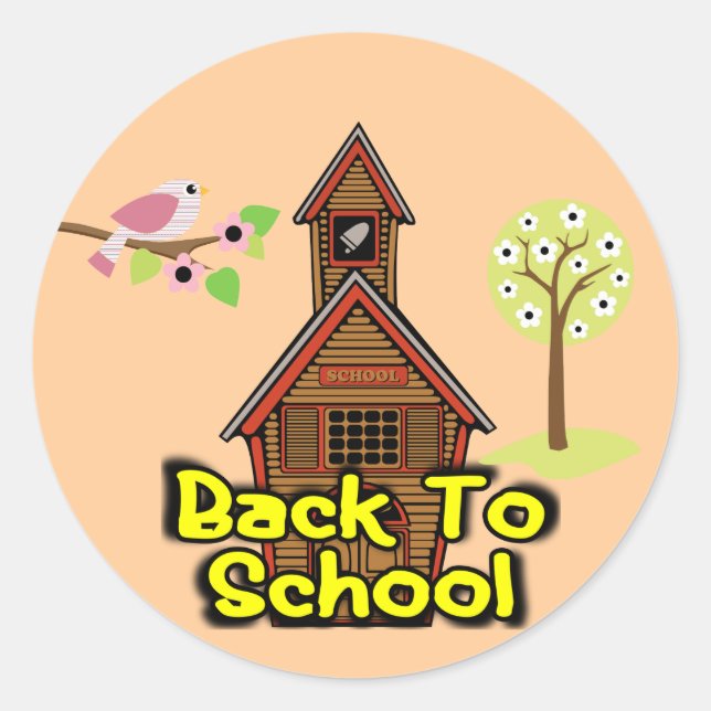 School Sticker Back to School (Front)