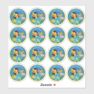 School Stickers Hello Third Grade!