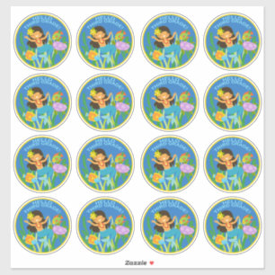School Stickers Hello Third Grade!