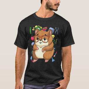 School Student Pet Animal Kids Cute Rodent Hamster T-Shirt