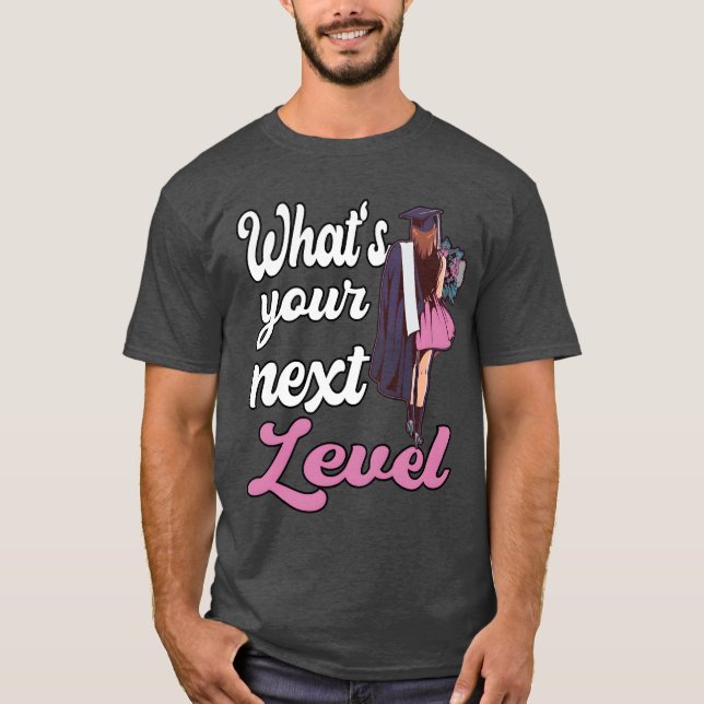 School Studuim Graduation Passed funny T-Shirt (Front)