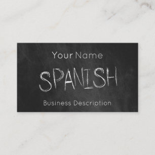 School subject Business Card