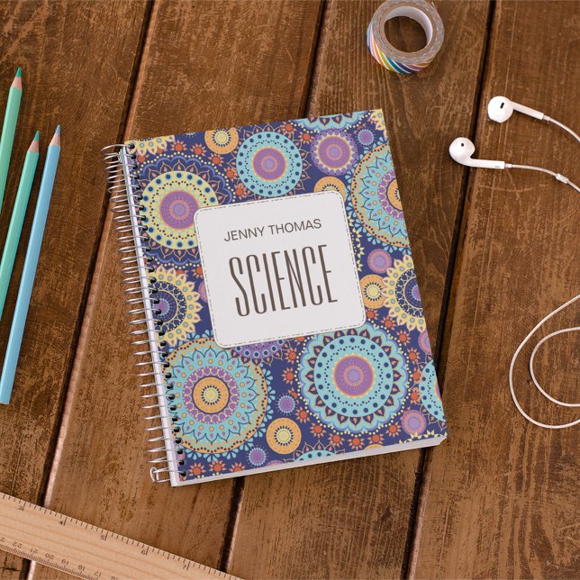 School Subject Student Personalised Notebook (School subject notebook)