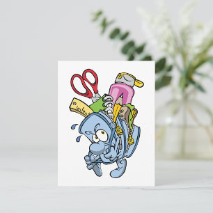 School Supplies Invitations