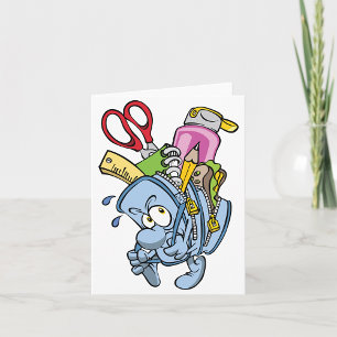 School Supplies Note Cards