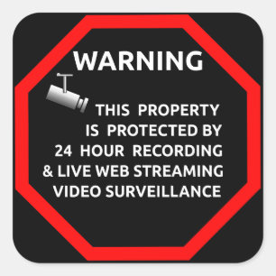 School Supplies Security Sticker for Windows