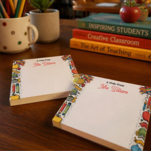 School Supplies Teacher's Post-it Notes