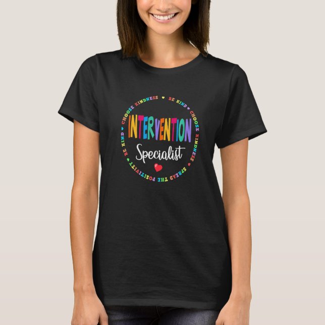 School Support Team Reading Teacher Intervention S T-Shirt (Front)