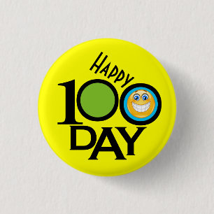 School Teacher 100 Day Button - SRF