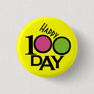School Teacher 100 Day Button - SRF