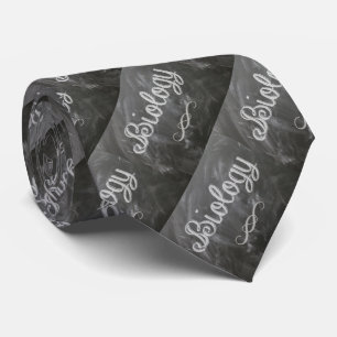 School Teacher Biology Blackboard Chalk Necktie