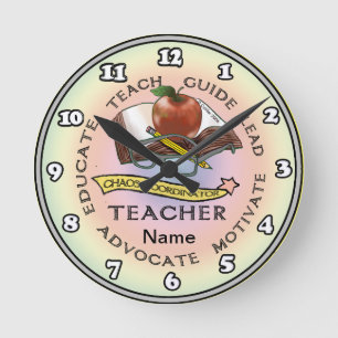 School Teacher Guide  Round Clock