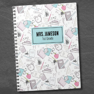 School Teacher Name Notebook