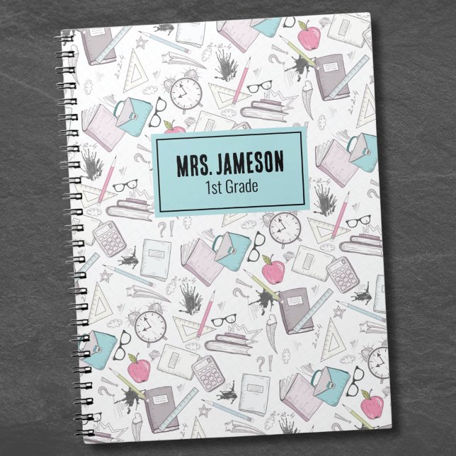 School Teacher Name Notebook (School Teacher Name Notebook)