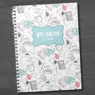 School Teacher Name Notebook