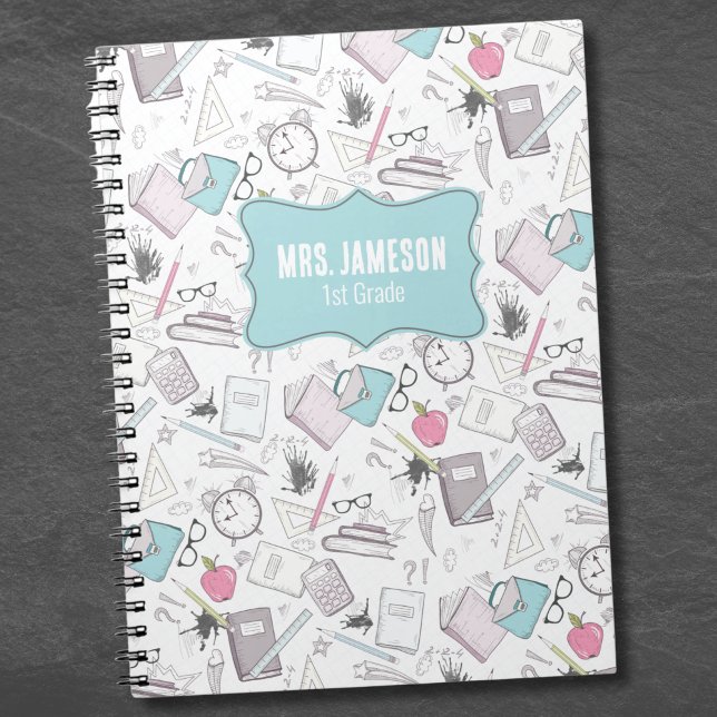 School Teacher Name Notebook (School Teacher Name notebook)