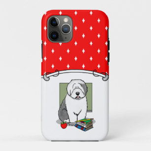 School Teacher Old English Sheepdog (Grey 1) Cute iPhone 11 Pro Case