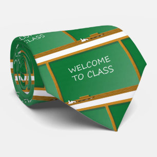 School Teacher Principal Welcome To Class Tie