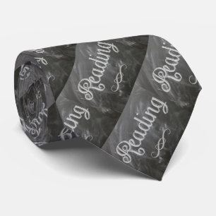 School Teacher Reading Blackboard Chalk Necktie